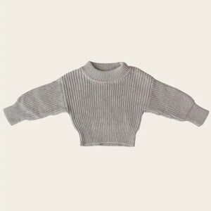 Jamie Kay Morgan Knit Sweater - Size 3T - Birch Marle